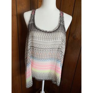 Sheer, Razorback Tank Top